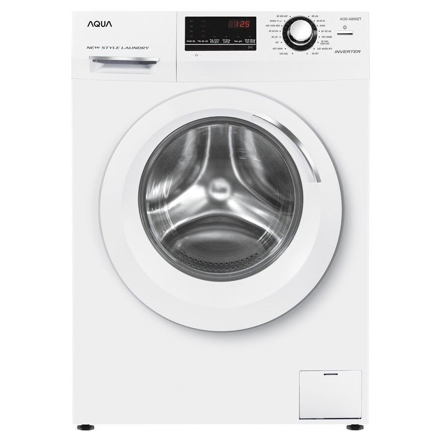 Máy Giặt Cửa Trước Inverter Aqua AQD-A800ZT-W