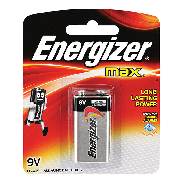 Pin 9v Energizer Max