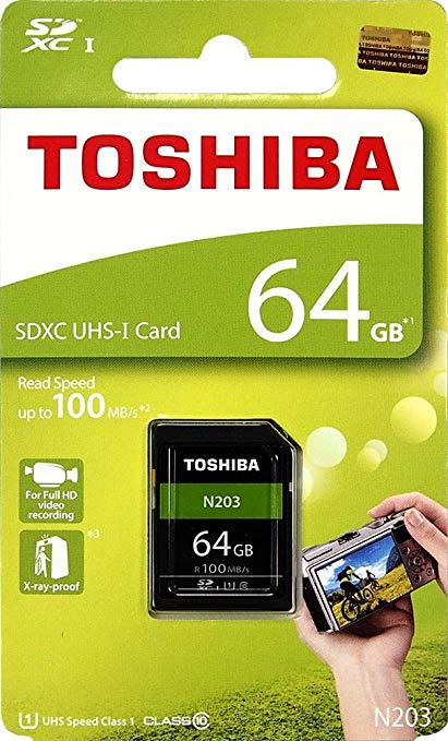 Thẻ nhớ SD Toshiba 64GB Class 10