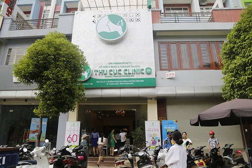 Cơ sở Thẩm mỹ Thu Cúc tại số 216, Trần Duy Hưng, Cầu Giấy, Hà Nội.