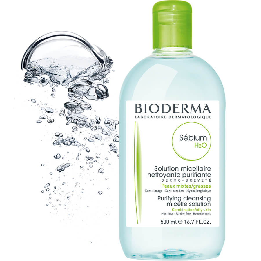 Nước tẩy trang  Bioderma Sébium H2O có khả năng làm sạch bã nhờn