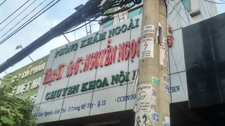 Phòng khám Thạc sĩ - bác sĩ Nguyễn Ngọc Sáng.