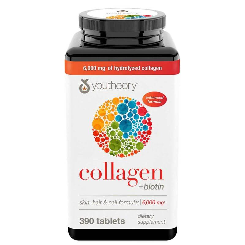 Vien - uong - Collagen Youtheory with Biotin Type 1 2 & 3